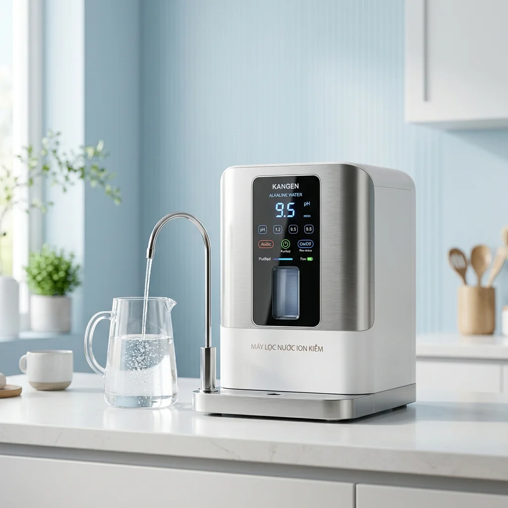 Máy nước đá Mini kết hợp máy lọc nước WING - Ảnh 2